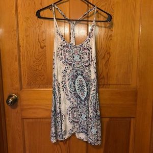 Flowy long tank top